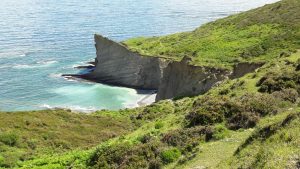 Uitzicht camping Itxaspe