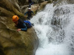 Canyoning in provence